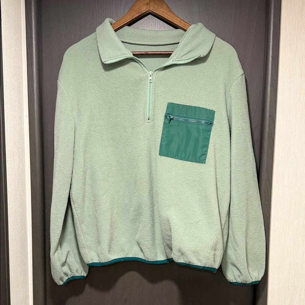 SHEIN Mint Green Crew Neck Sweater